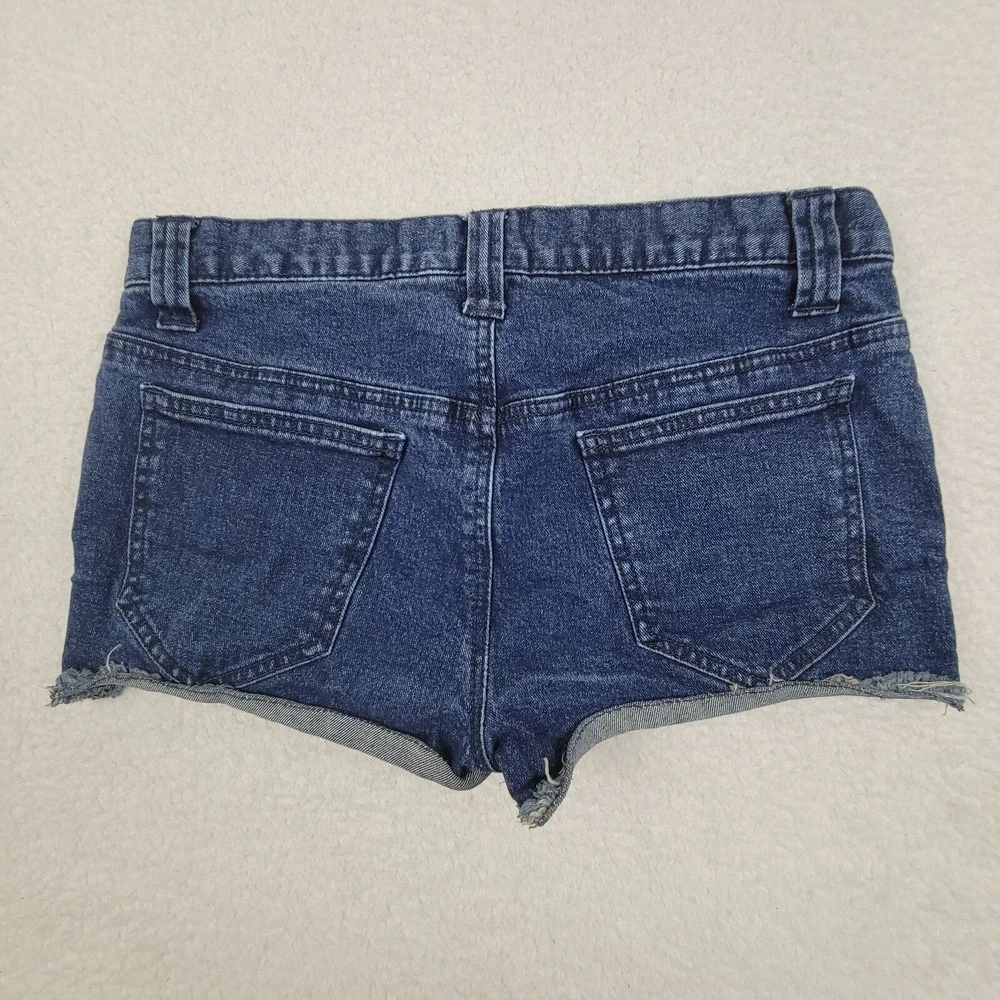 Venus Denim Cut Off Shorts Womens US 4 Blue Cotton Blend Stretch 29x2‎